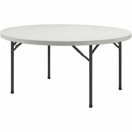 LORELL Banquet Table, Round, 900 lb Capacity, 60inx60inx29-1/2in, PM LLR60326